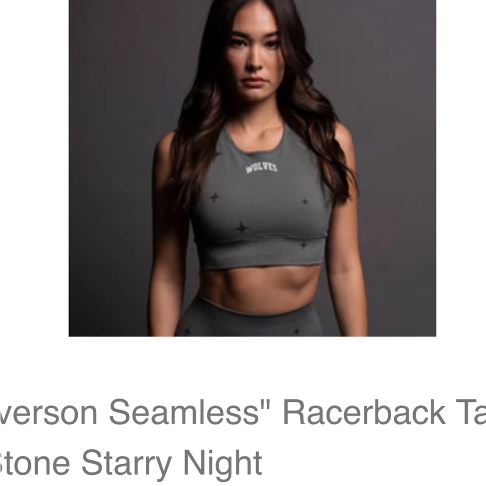 Gray darc sport bra